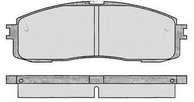 Комплект тормозных колодок, дисковый тормоз RAICAM купить