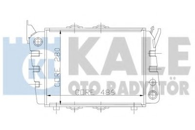 Радиатор, охлаждение двигателя KALE OTO RADYATÖR купить