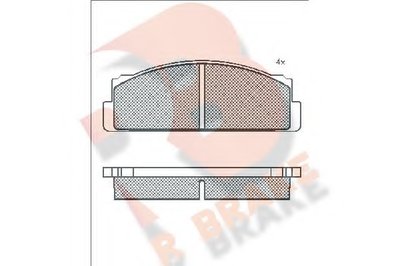 Комплект тормозных колодок, дисковый тормоз R BRAKE купить