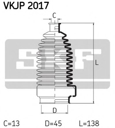 Комплект пылника, рулевое управление SKF купить