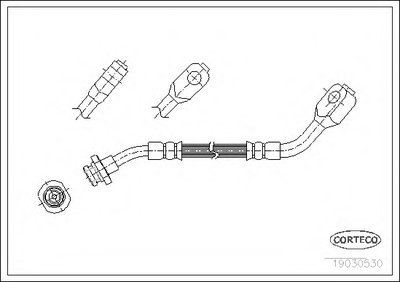 Тормозной шланг CORTECO купить