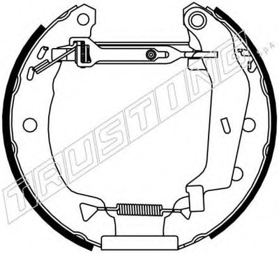 Комплект тормозных колодок FAST KIT TRUSTING купить