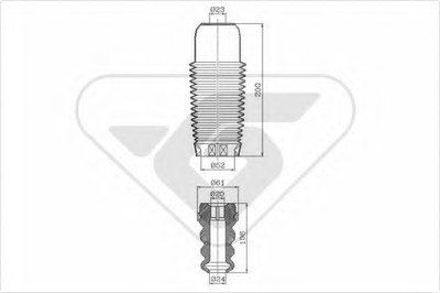 Пылезащитный комплект, амортизатор HUTCHINSON купить