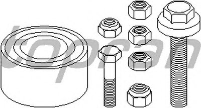 Комплект подшипника ступицы колеса TOPRAN купить