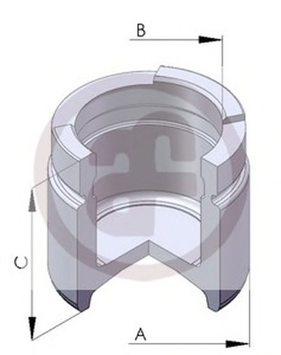 Поршенек суппорта перед Lanos/Astra F/Kadett E/Vectra A/B 52