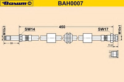 Тормозной шланг BARUM купить