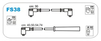 Комплект проводов зажигания JANMOR купить