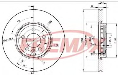 Тормозной диск Premium Carbon + FREMAX купить