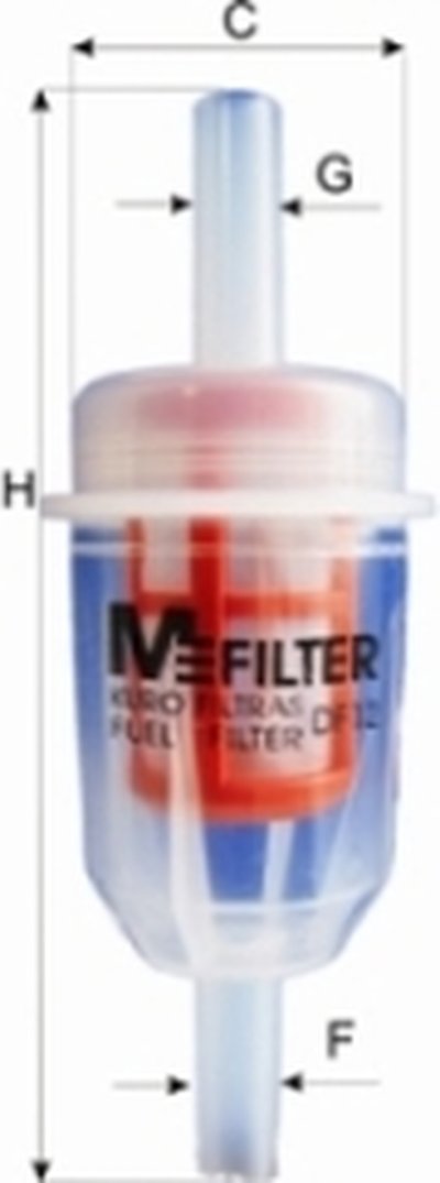 Фильтр топливный MB (пр-во M-filter)