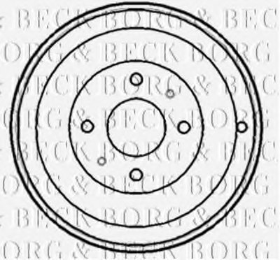 Тормозной барабан BORG & BECK купить