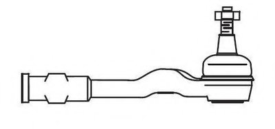 Наконечник поперечной рулевой тяги FRAP купить