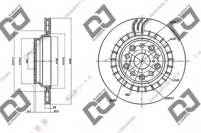 Тормозной диск DJ PARTS купить