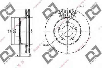 Тормозной диск DJ PARTS купить