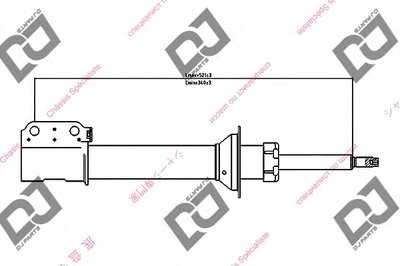 Амортизатор DJ PARTS купить