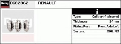 Тормозной суппорт Remanufactured REMY (Multiline) DELCO REMY купить