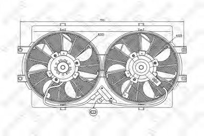 Вентилятор, охлаждение двигателя STELLOX купить