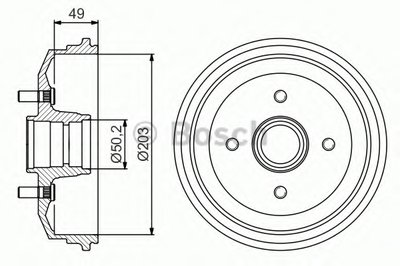 Тормозной барабан BOSCH купить