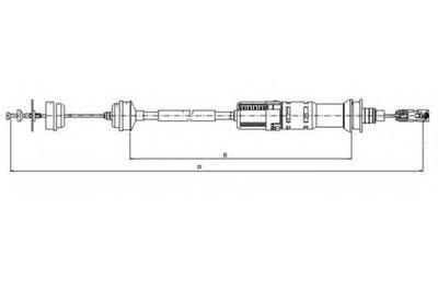 Тросик сцепления TEXTAR купить