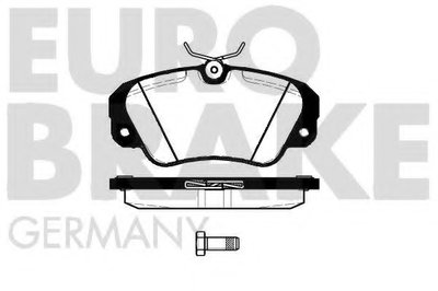 Комплект тормозных колодок, дисковый тормоз EUROBRAKE купить