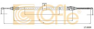 Трос, стояночная тормозная система COFLE купить