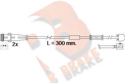 Сигнализатор, износ тормозных колодок R BRAKE купить