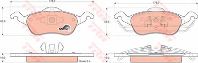 Комплект тормозных колодок, дисковый тормоз Dr!ve+ купить