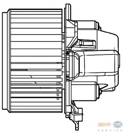 Вентиляция салона BEHR HELLA SERVICE HELLA купить