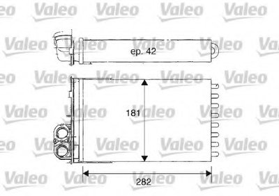 Теплообменник, отопление салона VALEO купить