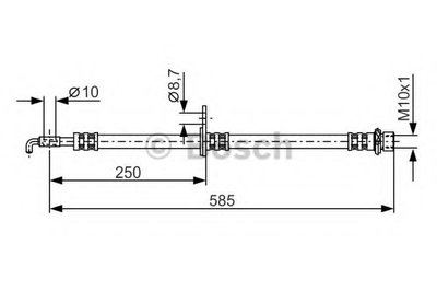 Тормозной шланг BOSCH купить
