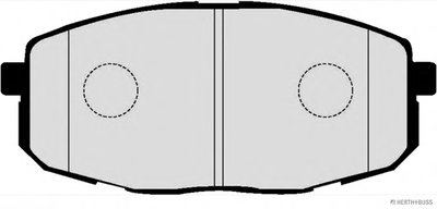 Комплект тормозных колодок, дисковый тормоз HERTH+BUSS JAKOPARTS купить