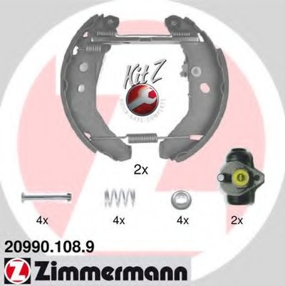 Комплект тормозных колодок KIT Z ZIMMERMANN купить