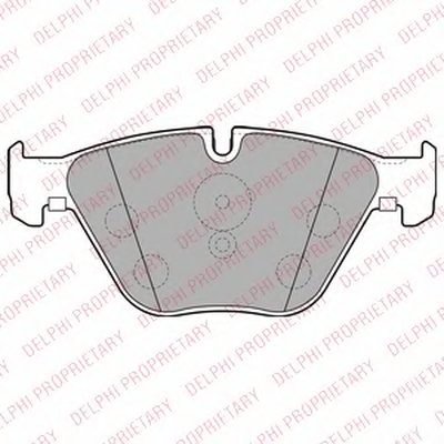 DELPHI BMW Колодки торм.передн.5 F10 525/535,6 Gran Coupe,7 F01 730 10-