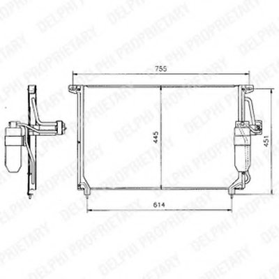 Конденсатор, кондиционер DELPHI купить