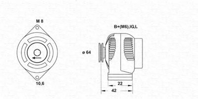 Генератор MAGNETI MARELLI купить