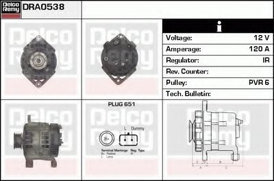 Генератор Remanufactured REMY (Light Duty) DELCO REMY купить