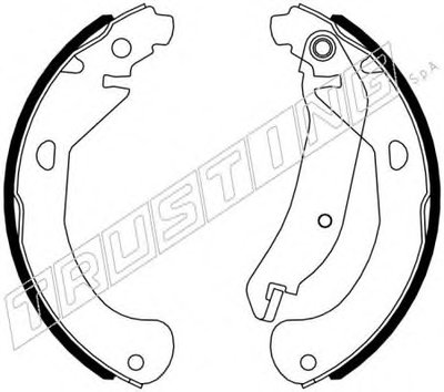 Комплект тормозных колодок TRUSTING купить