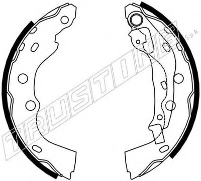 Комплект тормозных колодок TRUSTING купить