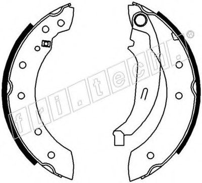 Комплект тормозных колодок REPARATION KIT fri.tech. купить