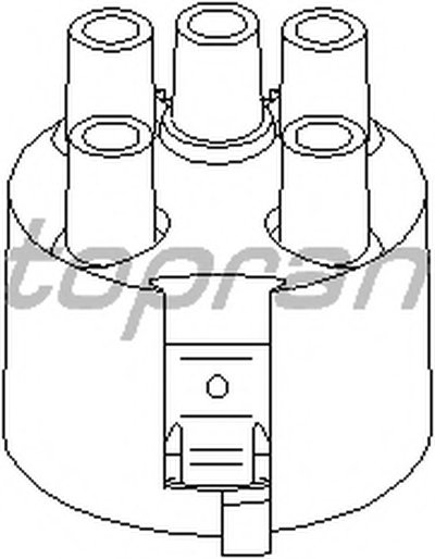 Крышка распределителя зажигания TOPRAN купить