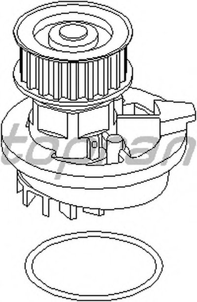 Водяной насос TOPRAN купить