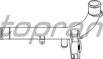 Трубка охлаждающей жидкости TOPRAN купить
