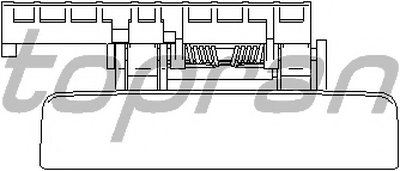 Ручка двери TOPRAN купить