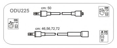 Комплект проводов зажигания Opel Ascona, Kadett 1.6
