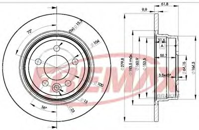 Тормозной диск Premium Carbon + FREMAX купить