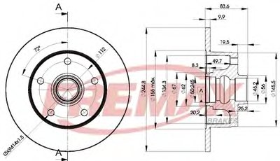 Тормозной диск Premium Carbon + FREMAX купить