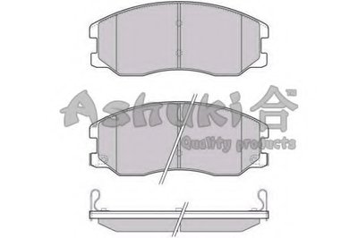 Комплект тормозных колодок, дисковый тормоз ASHUKI купить