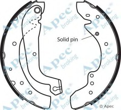 Тормозные колодки APEC braking купить