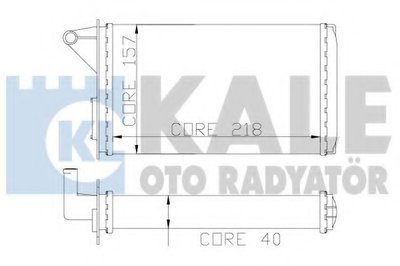 Теплообменник, отопление салона KALE OTO RADYATÖR купить