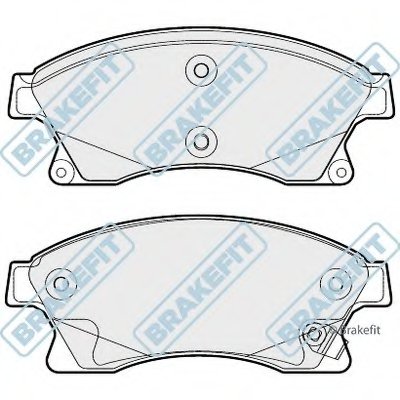 Комплект тормозных колодок, дисковый тормоз Brake Fit APEC braking купить