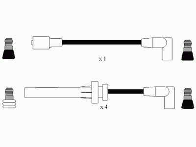 Комплект проводов зажигания NGK купить